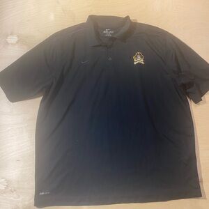 Nike Black Polo Shirt with Pirate Embroidered Logo XXL (FR)